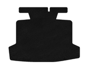 Dodge Dart 2012-2017 Alfombrilla de maletero textil Premium (SD, Negro) foto 1