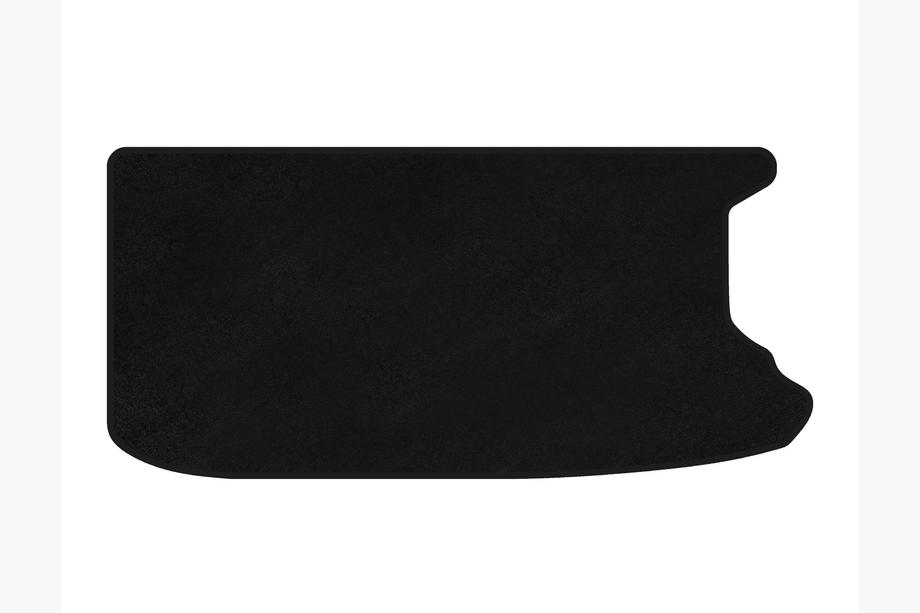 Fiat 500/500L 2013-2022 Alfombrilla de maletero textil Premium (HB, Eléctrico, Negro) Image