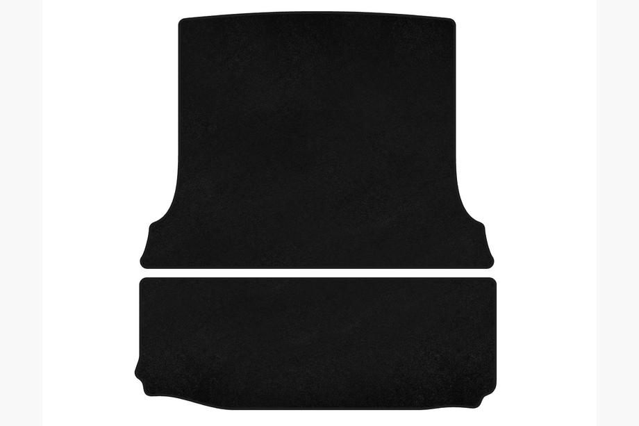 Fiat Fiorino/Qubo 2008-2024 Alfombrilla de maletero textil Premium (Carga, Negra) Image