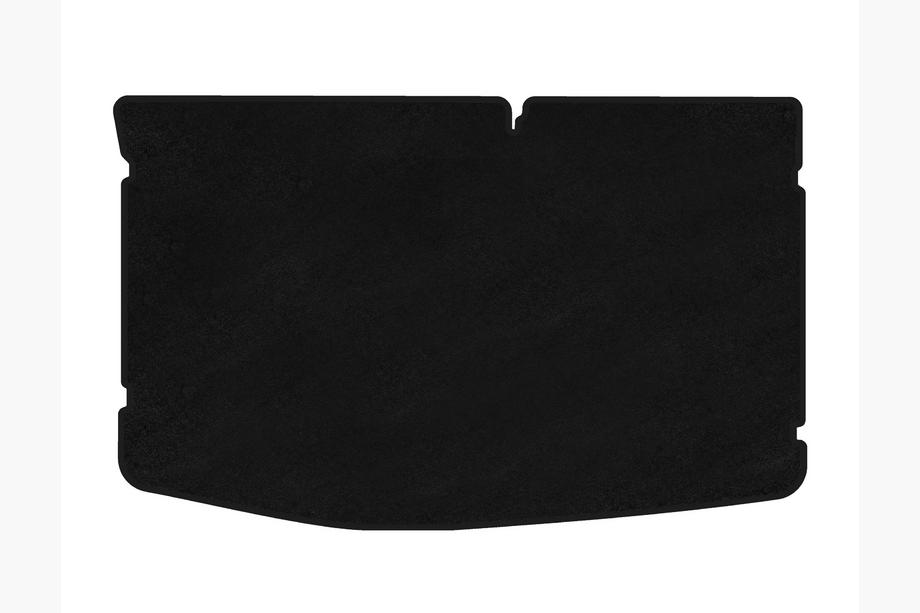 Hyundai I-20 2008-2012 Alfombrilla de maletero textil Premium (HB, Negro) Image