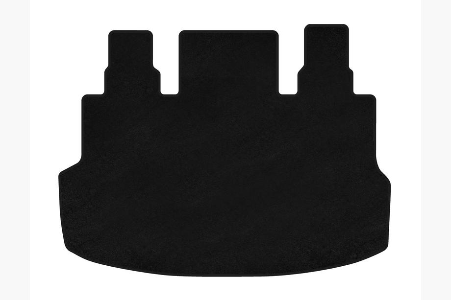 Hyundai Staria 2021- Alfombrilla de maletero textil Premium (1+1,5/9 plazas, Negro) Image