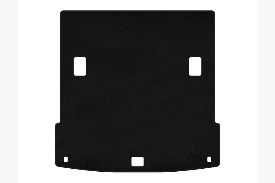 Kia Mohave 2008-2016 Alfombrilla de maletero textil Premium (Negro) Image