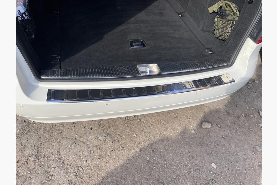 Mercedes E-class W211 2002-2009 Protector de Parachoques Trasero Carmos (SW, Acero Inoxidable) Foto 2