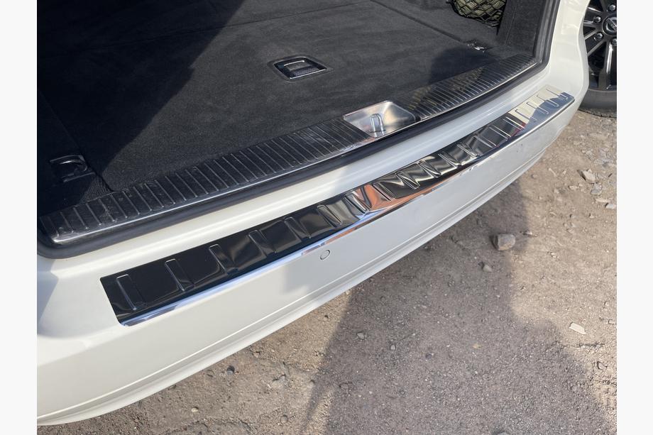 Mercedes E-class W211 2002-2009 Protector de Parachoques Trasero Carmos (SW, Acero Inoxidable) Foto 1