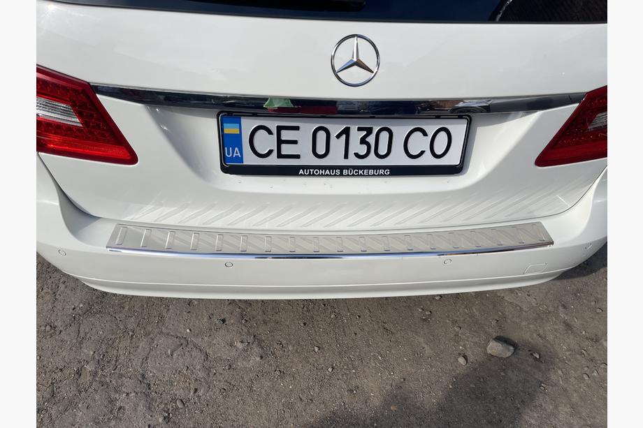 Mercedes E-class W211 2002-2009 Protector de Parachoques Trasero Carmos (SW, Acero Inoxidable) Foto 3