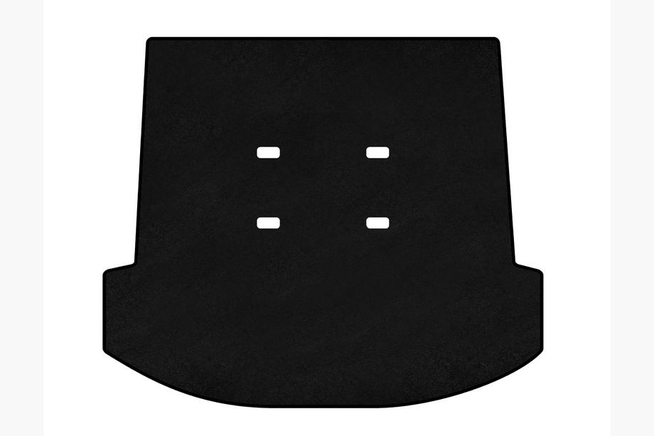 Toyota Fortuner 2006-2015 Alfombrilla de maletero textil Premium (Negro) Image
