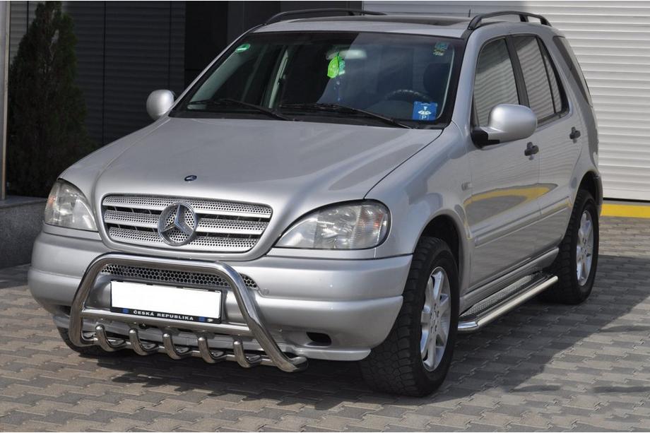 Mercedes ML W163 1997-2005 Defensa Delantera (Acero Inoxidable) Foto 5