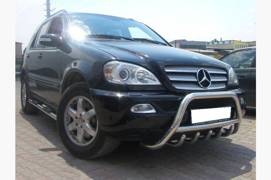 Mercedes ML W163 1997-2005 Defensa Delantera (Acero Inoxidable) Foto 2