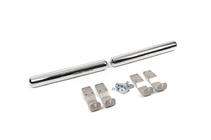 Mercedes Sprinter W901/902/903/904/905 1995–2006 Tubos laterales detras de la rueda trasera (2 uds, acero inoxidable) Batalla Larga foto 3
