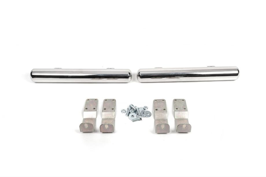 Mercedes Sprinter W901/902/903/904/905 1995–2006 Tubos laterales detras de la rueda trasera (2 uds, acero inoxidable) Batalla Larga Image
