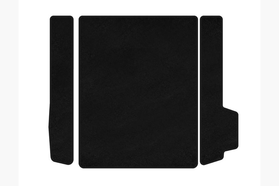 BMW X4 F26 2014-2018 Alfombrilla de maletero textil Premium V-1 (Negro) Image
