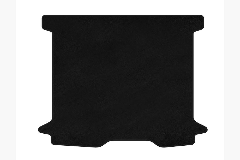 Dacia Dokker 2013-2022 Alfombrilla de maletero textil Premium (Negro) Image