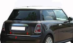 Mini Clubman R55/R56 2007-2014 Moldura de maletero R56 acero inoxidable foto 1