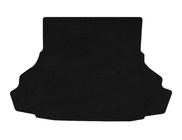Ford Mustang 2015-2023 Alfombrilla de maletero textil Premium (2015-2017, Cabrio, USA, Negro) foto 1