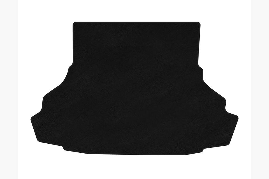 Ford Mustang 2015-2023 Alfombrilla de maletero textil Premium (2015-2017, Cabrio, USA, Negro) Image