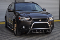 Mitsubishi ASX 2010-2023 Defensa Delantera WT003 (Acero Inoxidable) foto 5