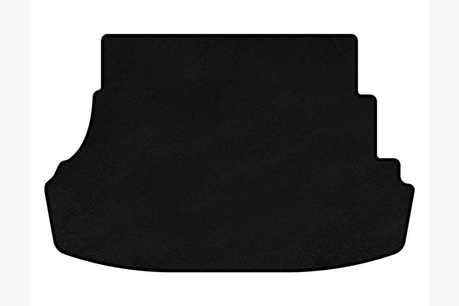 Hyundai Accent 2017-2023 Alfombrilla de maletero textil Premium (SD, Negro) Image