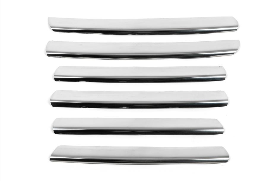 Volkswagen Touran 2003-2010 Cubiertas de Parrilla Cromadas (6 uds, Acero Inoxidable) Año 2003-2006 Foto 4