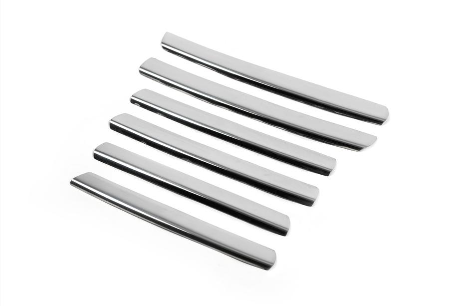 Volkswagen Touran 2003-2010 Cubiertas de Parrilla Cromadas (6 uds, Acero Inoxidable) Año 2003-2006 Foto 5