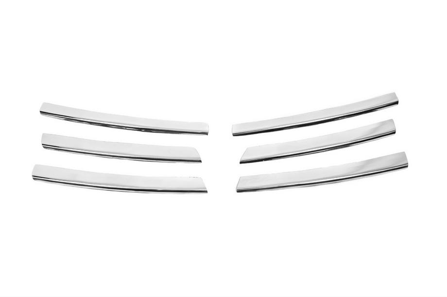 Volkswagen Touran 2003-2010 Cubiertas de Parrilla Cromadas (6 uds, Acero Inoxidable) Año 2003-2006 Foto 2