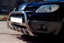 Mitsubishi Outlander 2001-2006 Defensa Delantera WT004 (Acero Inoxidable) foto 2