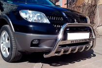 Mitsubishi Outlander 2001-2006 Defensa Delantera WT004 (Acero Inoxidable) foto 3