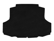 Mitsubishi Lancer 9 2004-2008 Alfombrilla de maletero textil Premium (SD, Negro) foto 1