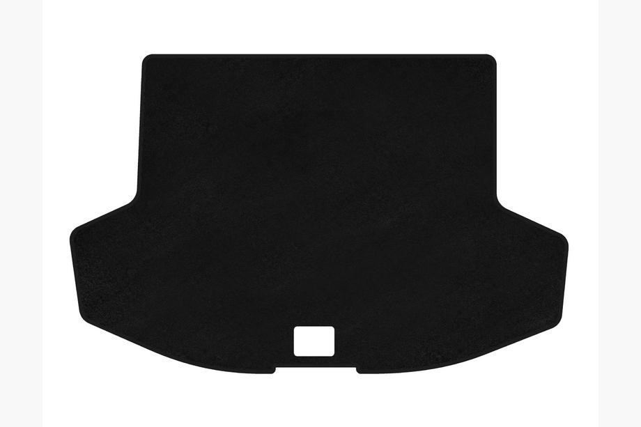 Mitsubishi Lancer X 2008- Alfombrilla de maletero textil Premium (HB, Negro) Image