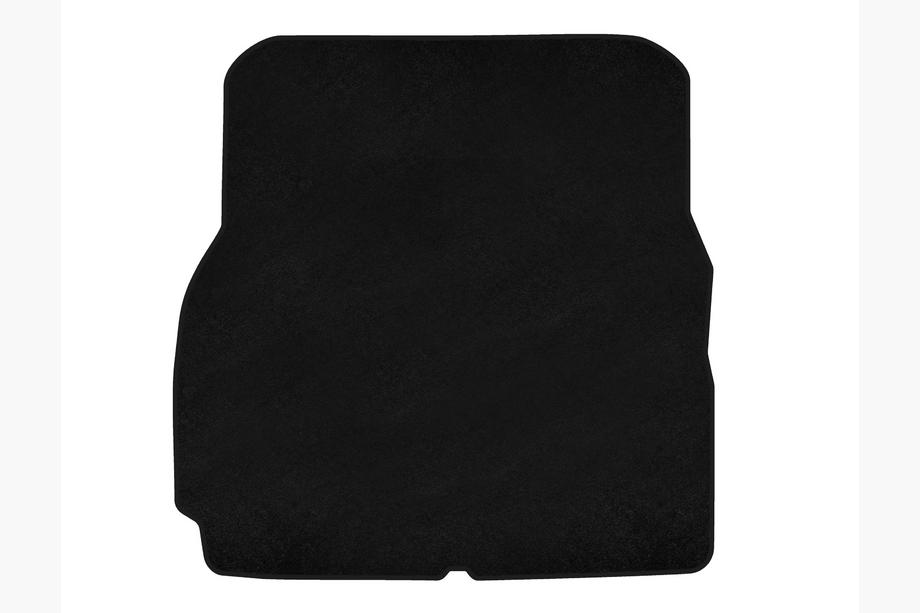 Tesla Model X 2015- Alfombrilla de maletero textil Premium (7 plazas, USA, Negro) Image