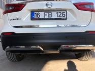 Nissan Qashqai 2014-2021 Moldura maletero acero inoxidable OmsaLine - Acero Inoxidable Italiano foto 2