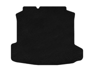 Volkswagen Polo 2010-2017 Alfombrilla de maletero textil Premium (SD, Negro) foto 1