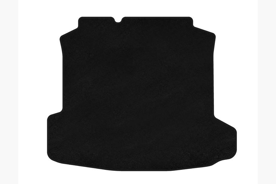 Volkswagen Polo 2010-2017 Alfombrilla de maletero textil Premium (SD, Negro) Image