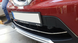Nissan Qashqai 2014-2021 Protector de parachoques delantero acero inoxidable (2014-2017) foto 3