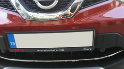 Nissan Qashqai 2014-2021 Protector de parachoques delantero acero inoxidable (2014-2017) foto 5