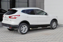 Nissan Qashqai 2014-2021 Barras Laterales (2014-2017, 2 uds, Acero Inoxidable) foto 1