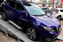 Nissan Qashqai 2014-2021 Estribos Laterales Tipo X5 (2 uds., Aluminio) foto 2