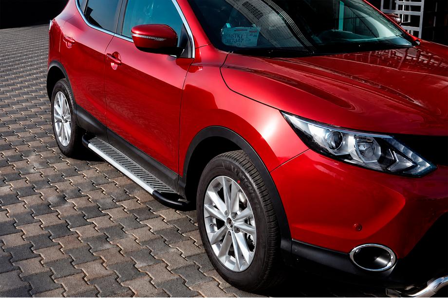 Nissan Qashqai 2014-2021 Estribos Laterales Line (2 uds., Aluminio) Image