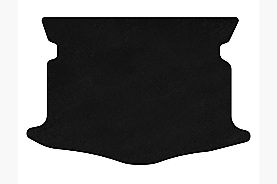 Honda FR-V 2004-2009 Alfombrilla de maletero textil Classic (Negro) Image