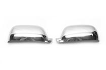 Volkswagen Touareg 2002–2010 Cubiertas de Espejos 2003-2007 (2 uds, Acero Inoxidable) OmsaLine - Acero Inoxidable Italiano foto 4