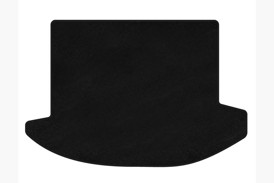 Kia Carens 1999-2012 Alfombrilla de maletero textil Classic (2006-2012, 2 filas, 7 plazas, Negro) Image