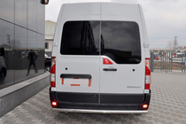 Renault Master 2011-2023 Barra Trasera (Acero Inoxidable) foto 1