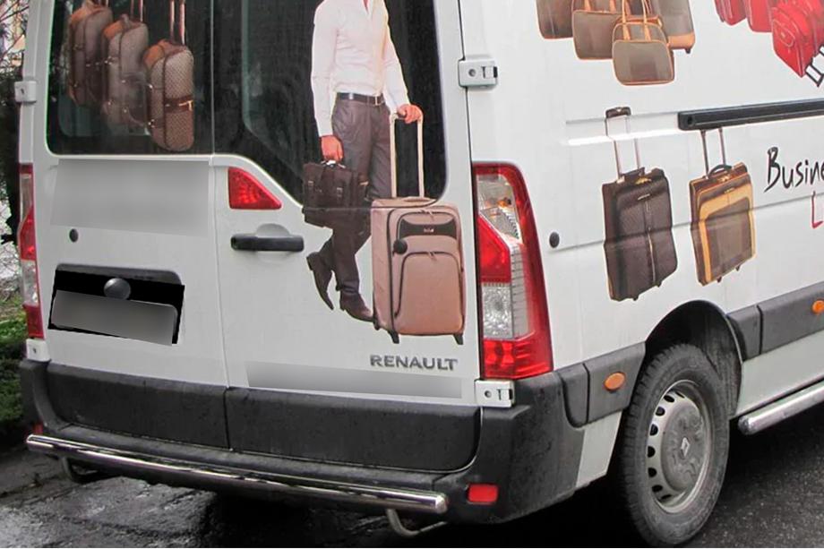 Renault Master 2011-2023 Barra Trasera (Acero Inoxidable) Foto 2