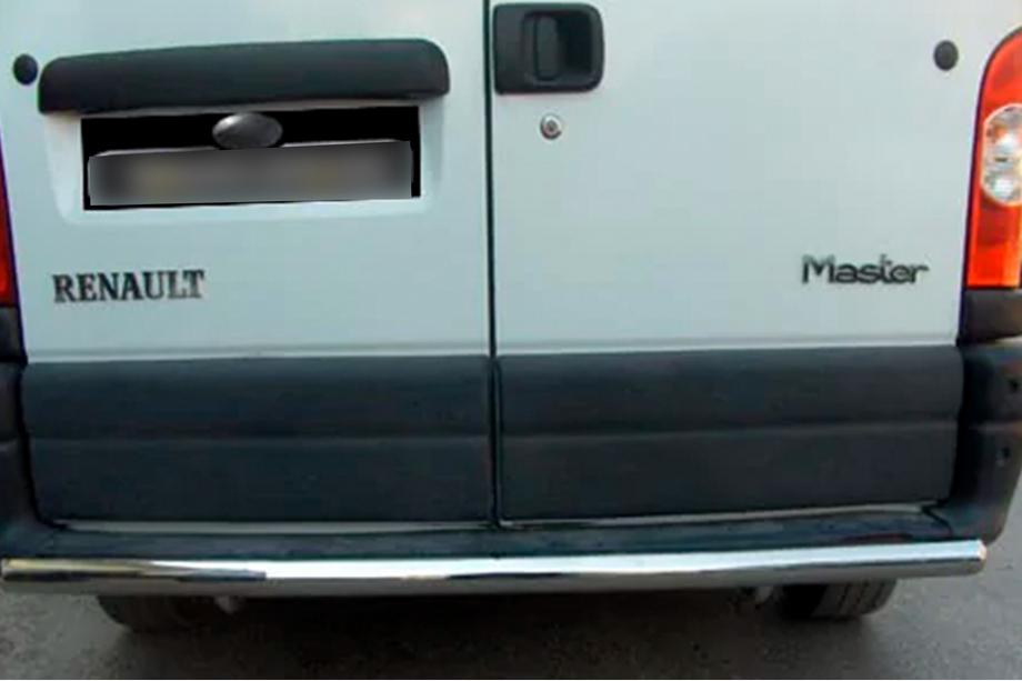 Renault Master 2011-2023 Barra Trasera (Acero Inoxidable) Foto 3