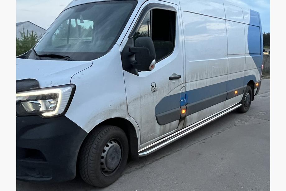 Renault Master 2011-2023 Estribos Laterales Premium (2 uds., Acero Inoxidable) 60 mm, batalla corta Foto 9