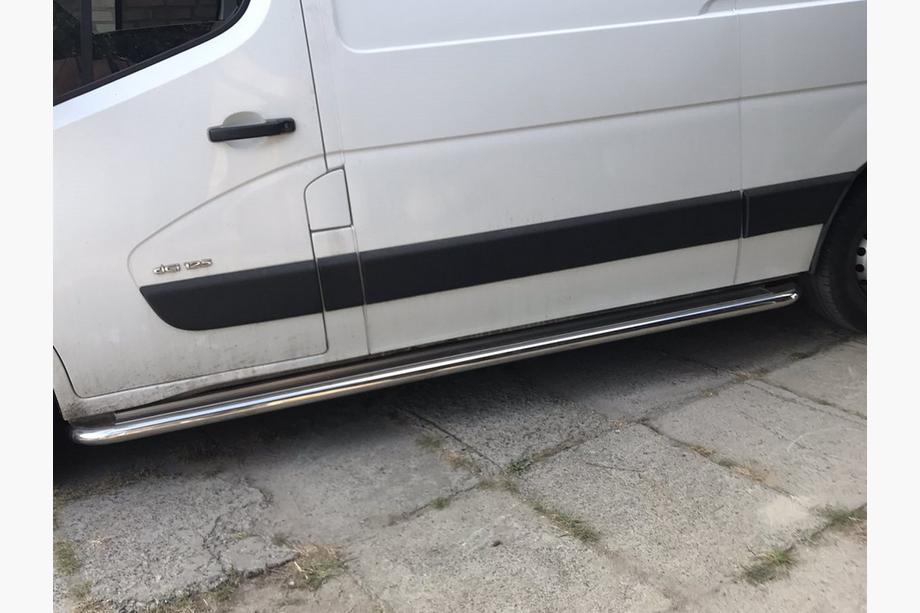 Renault Master 2011-2023 Estribos Laterales Premium (2 uds., Acero Inoxidable) 60 mm, batalla corta Foto 3