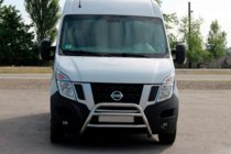 Opel Movano 2010-2021 Defensa Delantera WT018 (Acero Inoxidable) foto 2