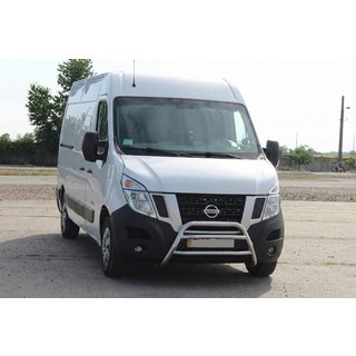 Defensa Delantera WT018 (Acero Inoxidable) Opel Movano 2010-2021 foto 1