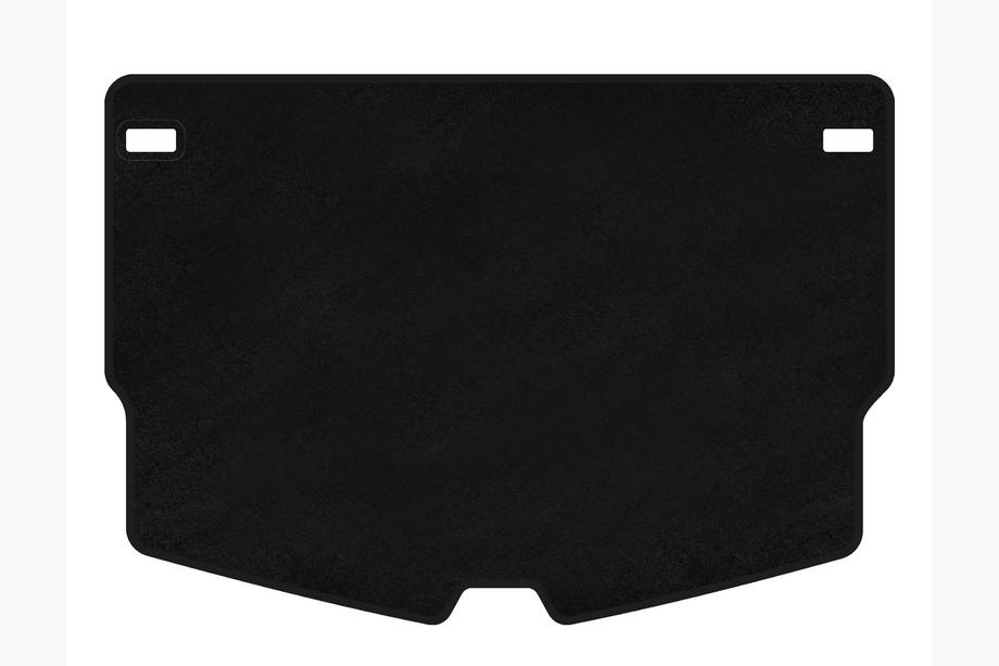 Nissan Note 2012-2020 Alfombrilla de maletero textil Classic (HB, Negro) Image
