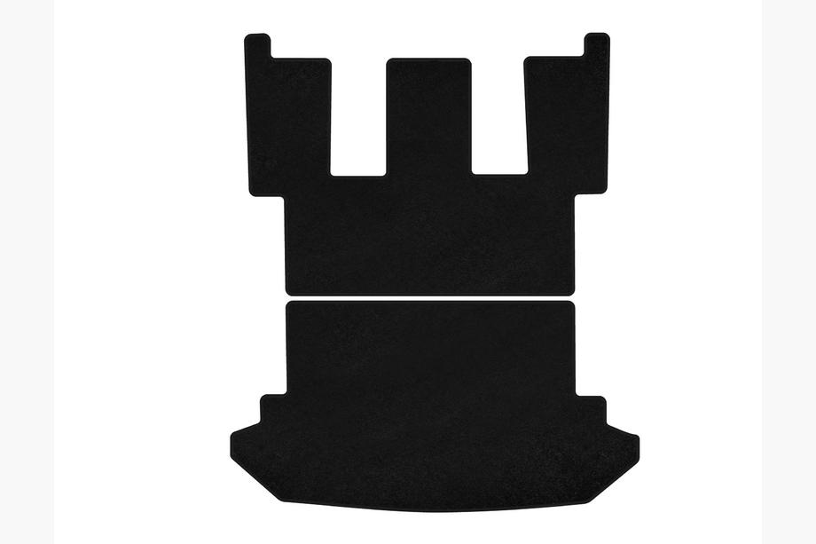 Peugeot 807 2002-2014 Alfombrilla de maletero textil Classic (Negro) Image