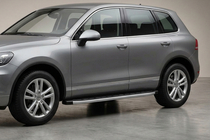 Porsche Cayenne 2003–2010 Estribos laterales Fullmond (2 uds., aluminio) foto 1